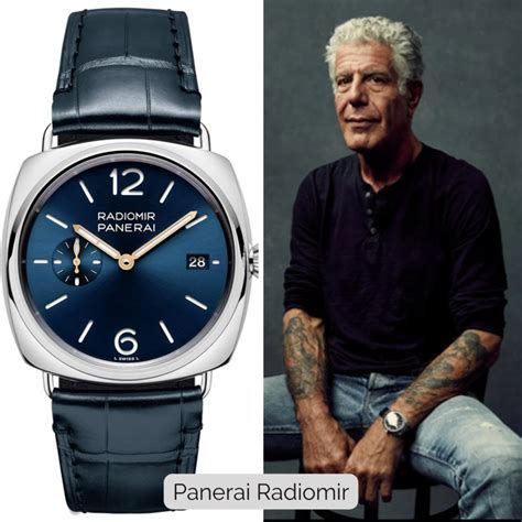 anthony bourdain panerai watch|bourdain watches.